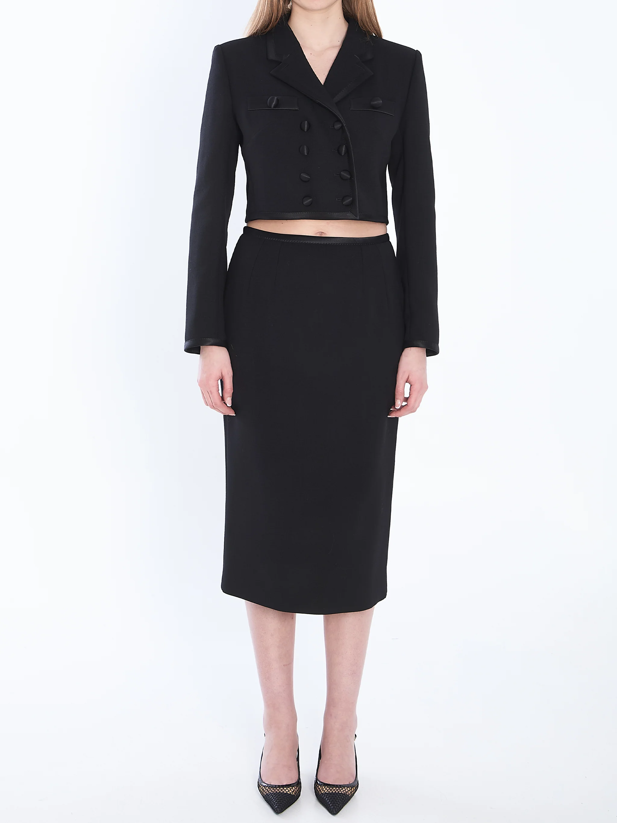 pencil longuette skirt