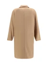 double breasted wool drap coat
