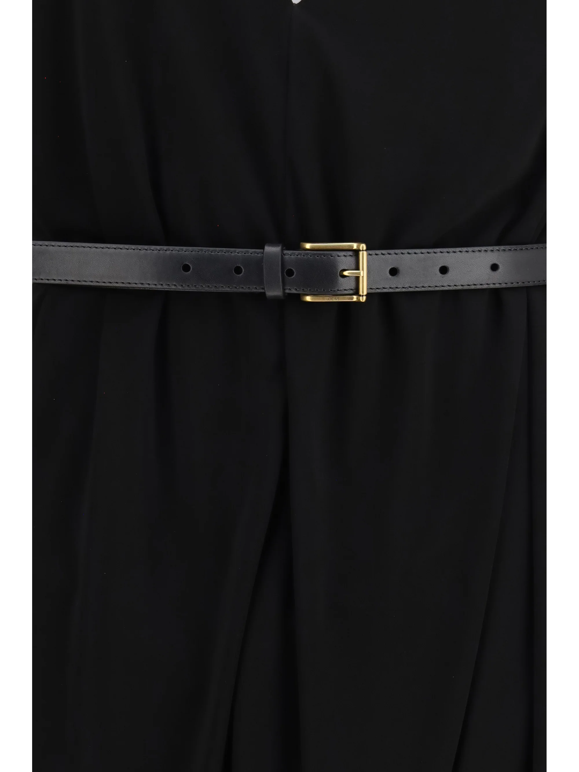 draped viscose dress