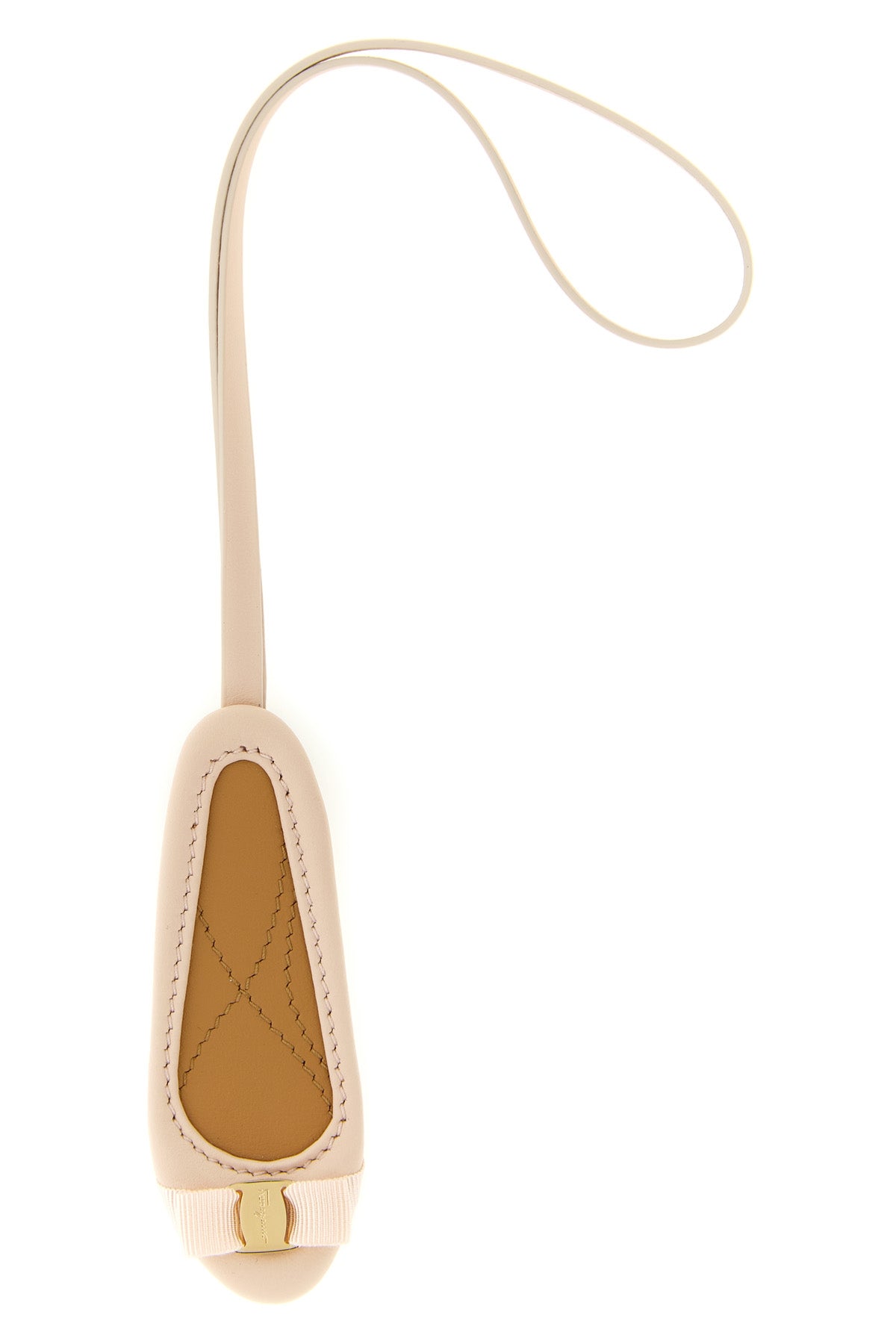 FERRAGAMO OS leather charm