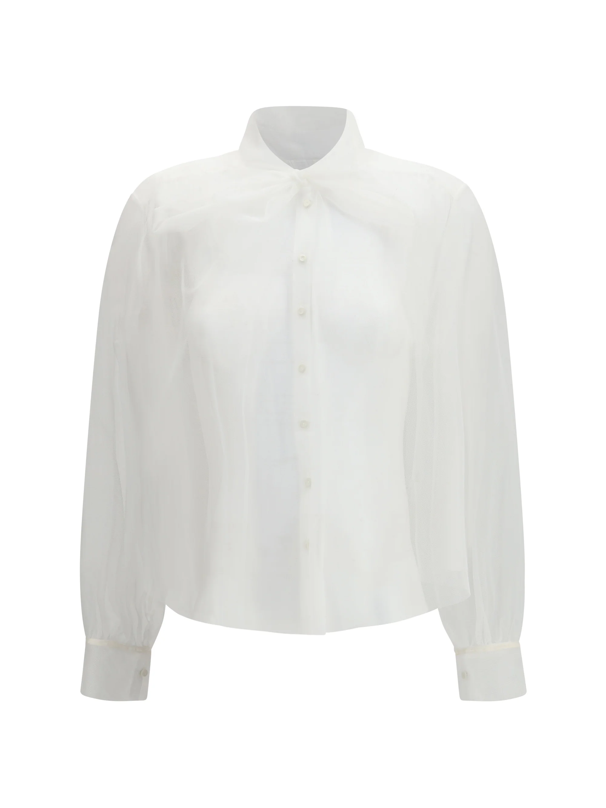 tulle shirt with sash