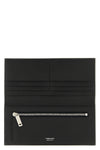 hammered calf leather wallet