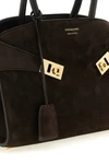 the ferragamo hug th (s) handbag sets new standards in sartorial architecture