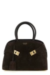 the ferragamo hug th (s) handbag sets new standards in sartorial architecture