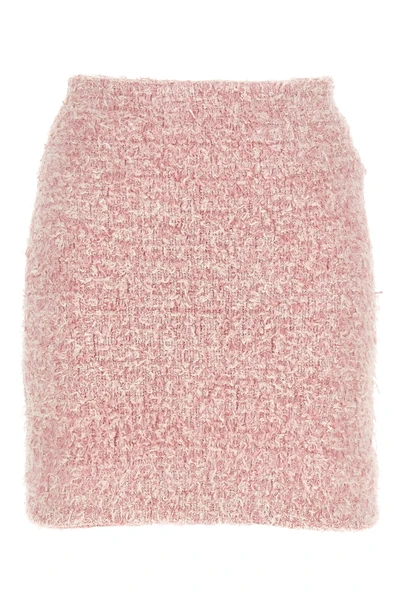 cotton-blend tweed skirt