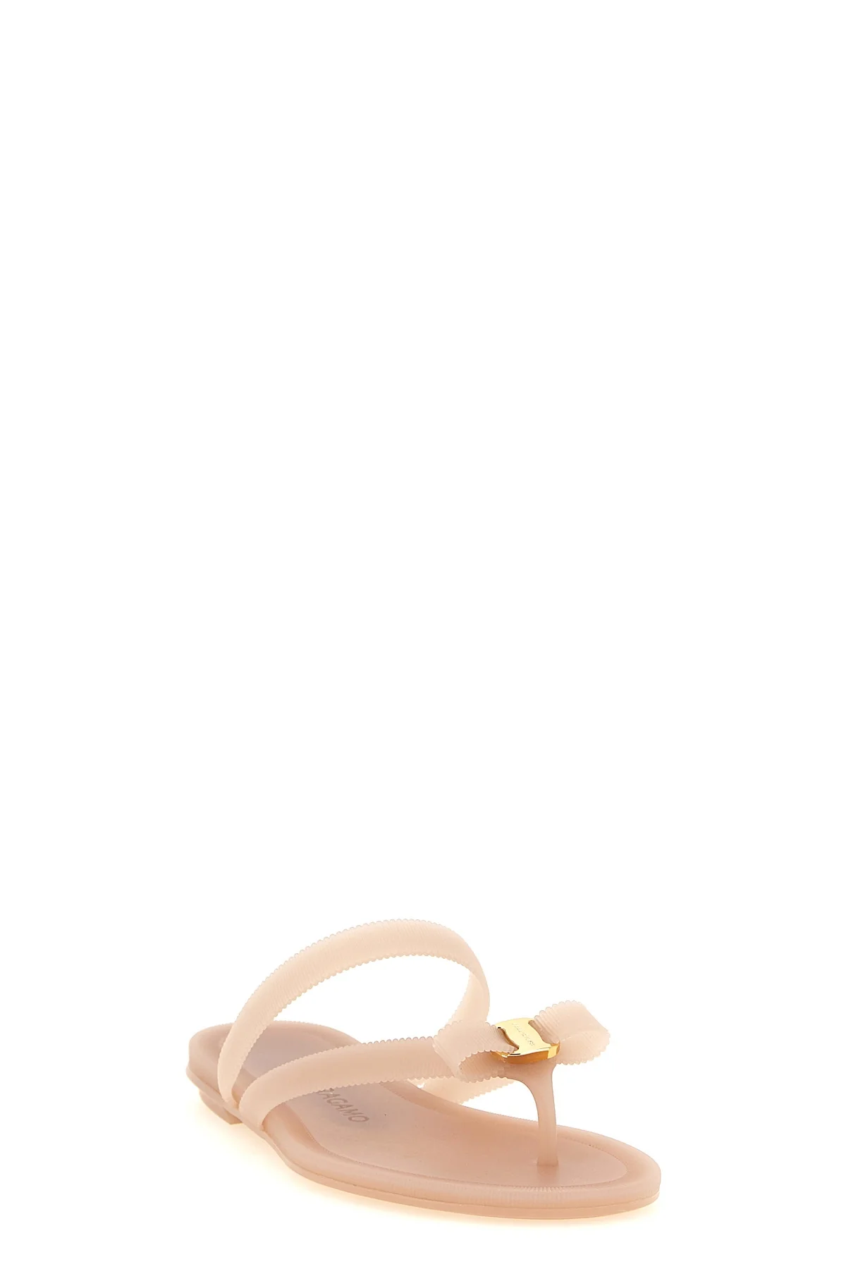 FERRAGAMO 5 ferragamo jealsa thong sandals have a flat structure made of flexible material