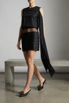 pure silk mini dress