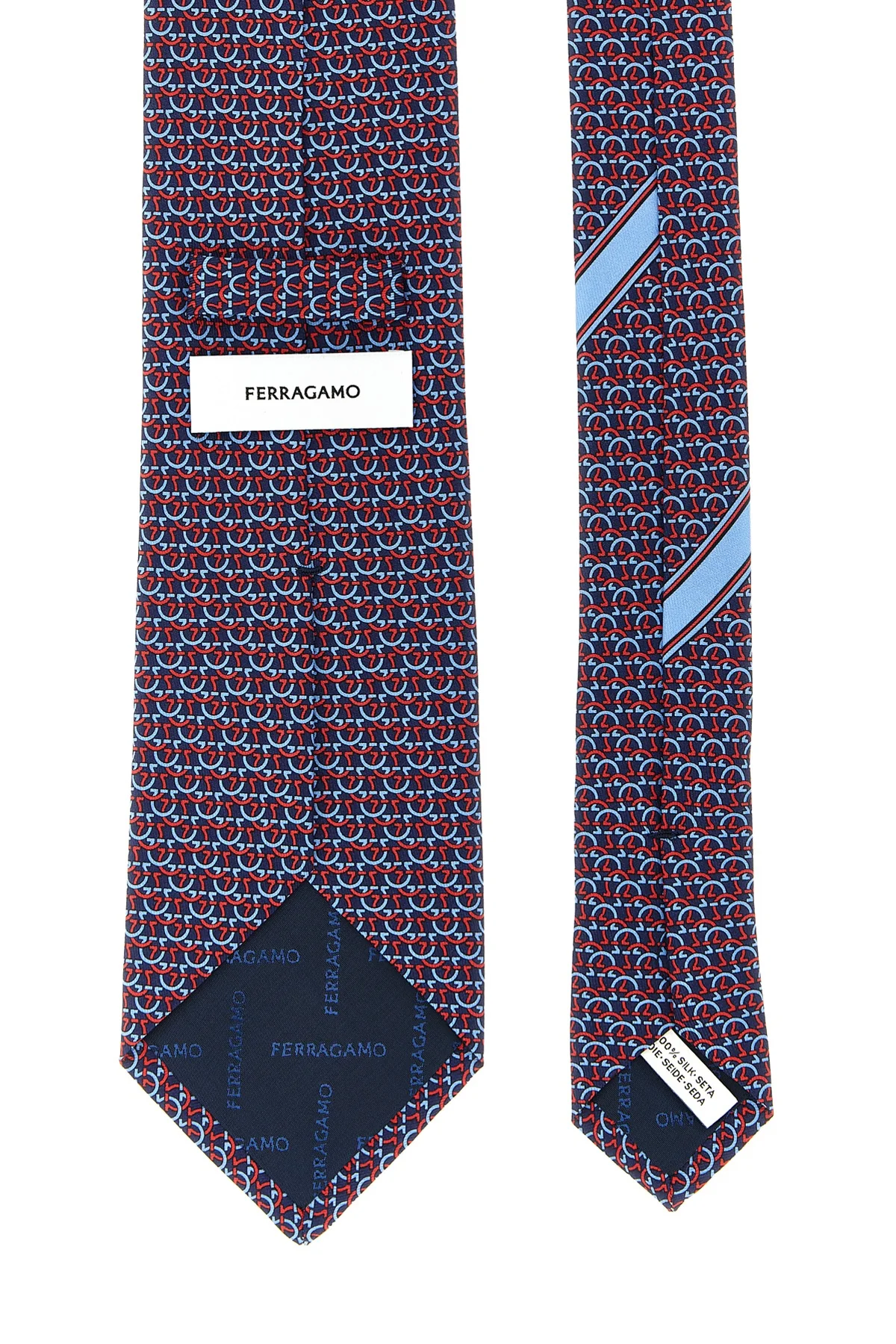 FERRAGAMO OS ferragamos pure silk tie
