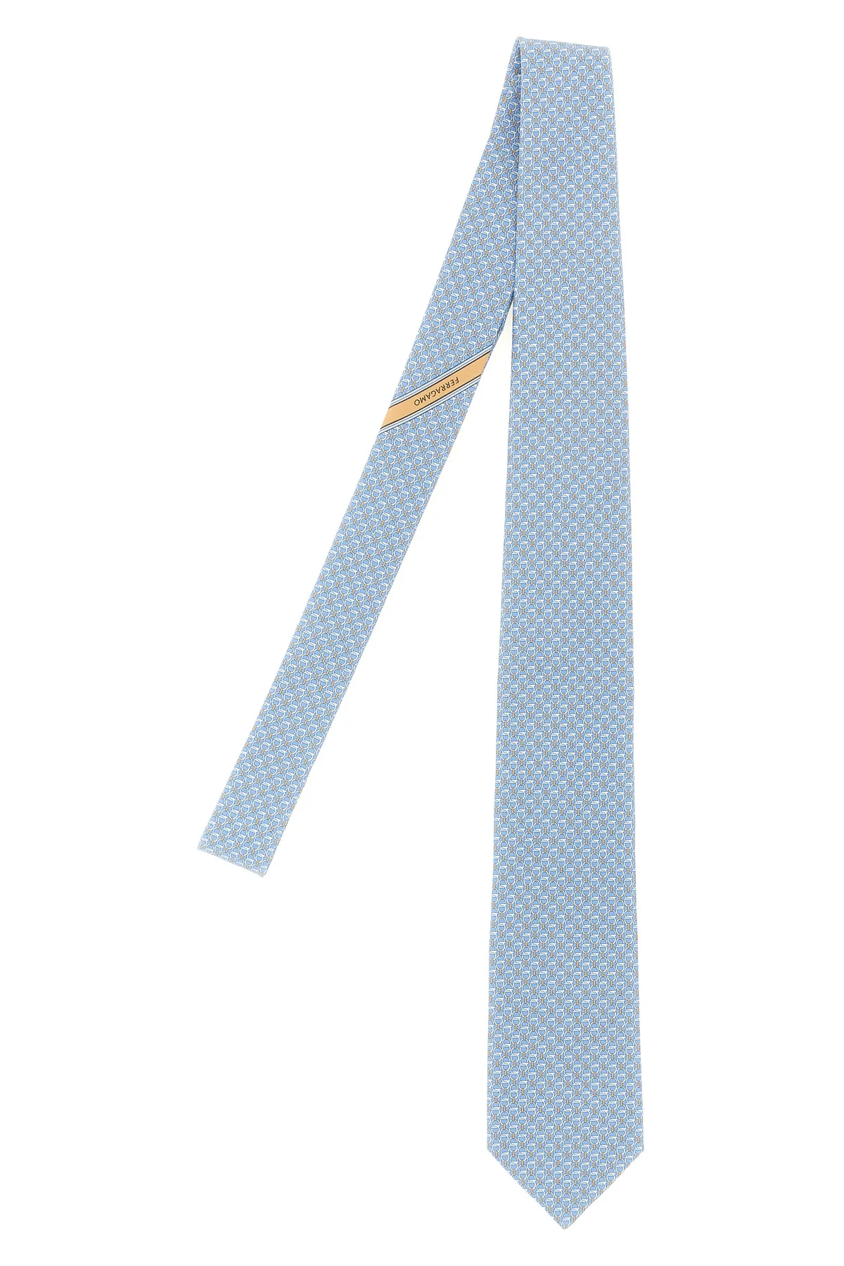 FERRAGAMO OS ferragamo intreccio pure silk tie