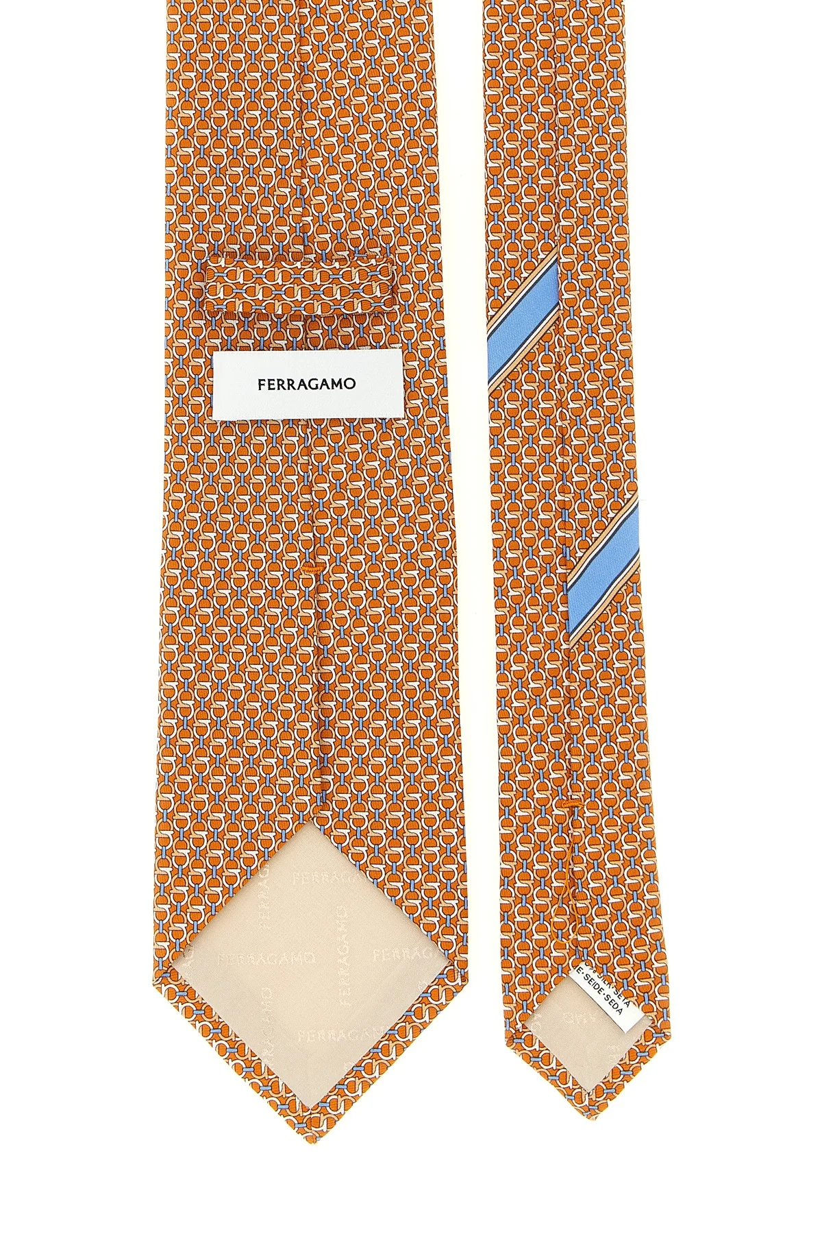 FERRAGAMO OS the ferragamo intreccio pure silk tie