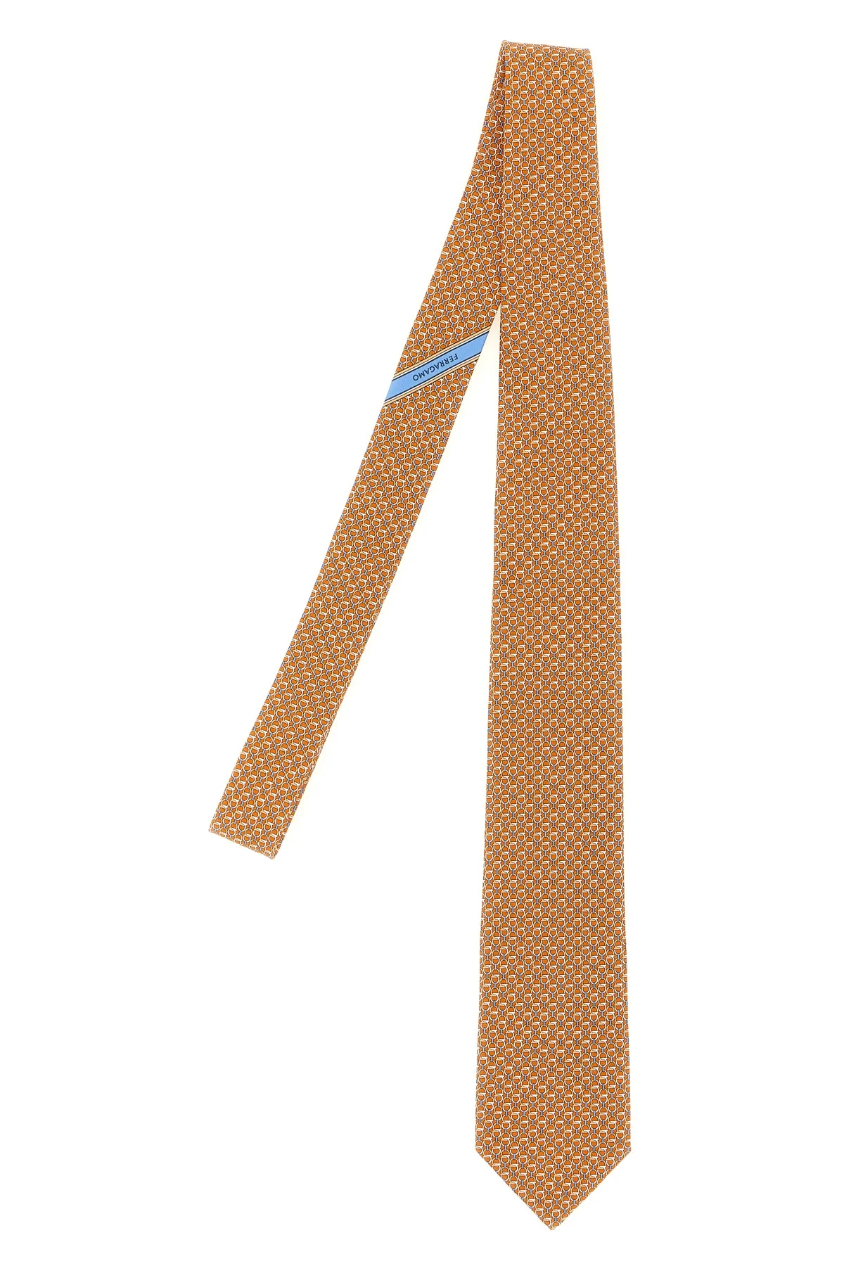 FERRAGAMO OS the ferragamo intreccio pure silk tie