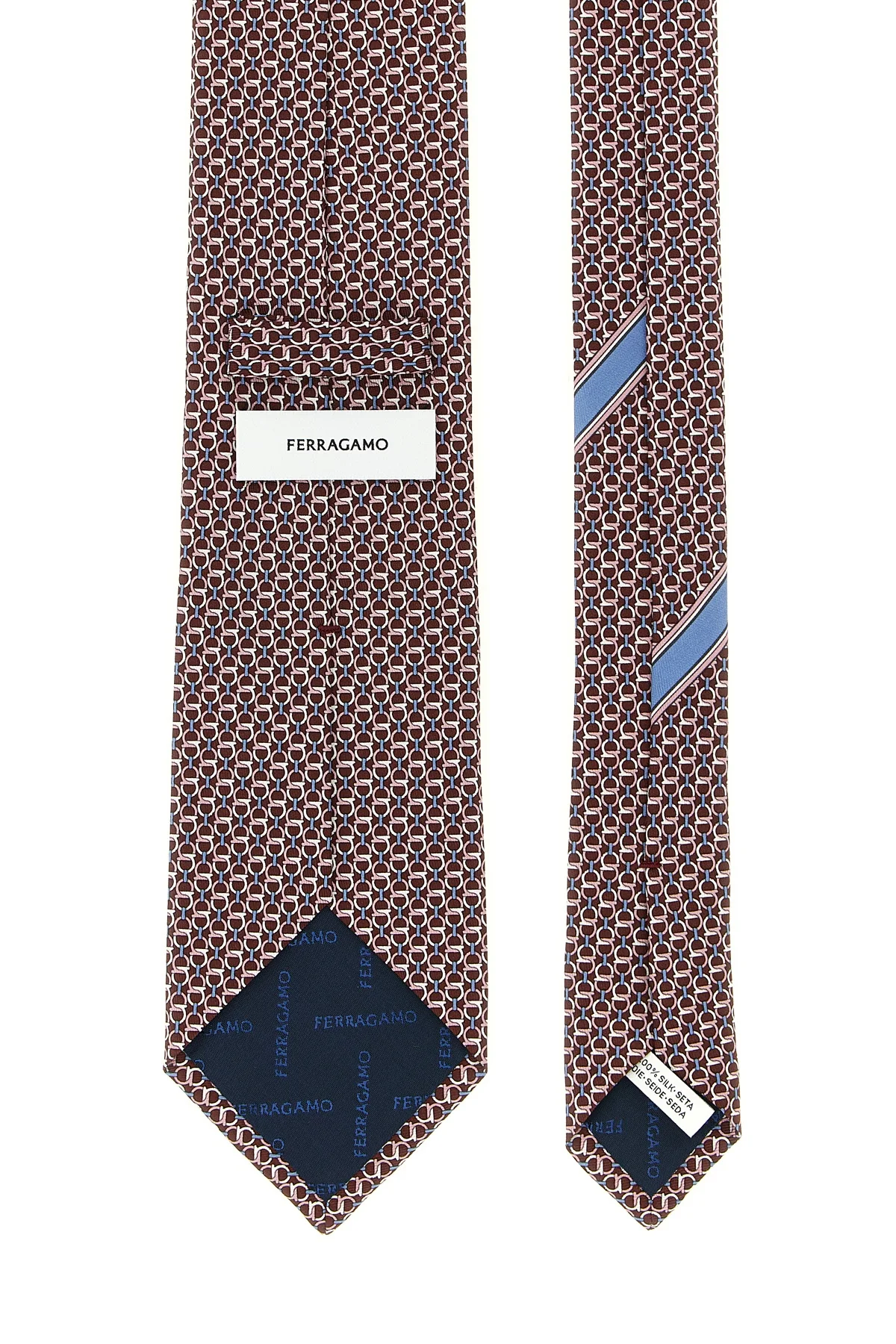 FERRAGAMO OS the ferragamo chapeau pure silk tie