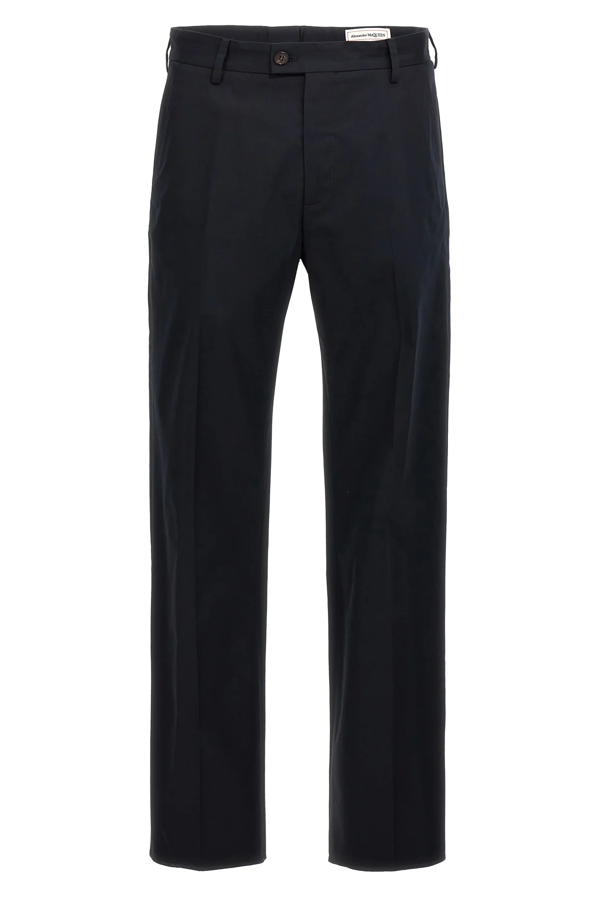 MCQUEEN 50 camera strap chino cotton trousers