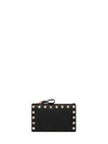 rockstud zip cardholder