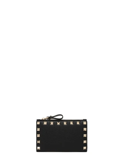 rockstud zip cardholder
