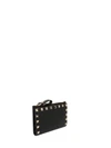 rockstud zip cardholder