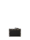 rockstud zip cardholder