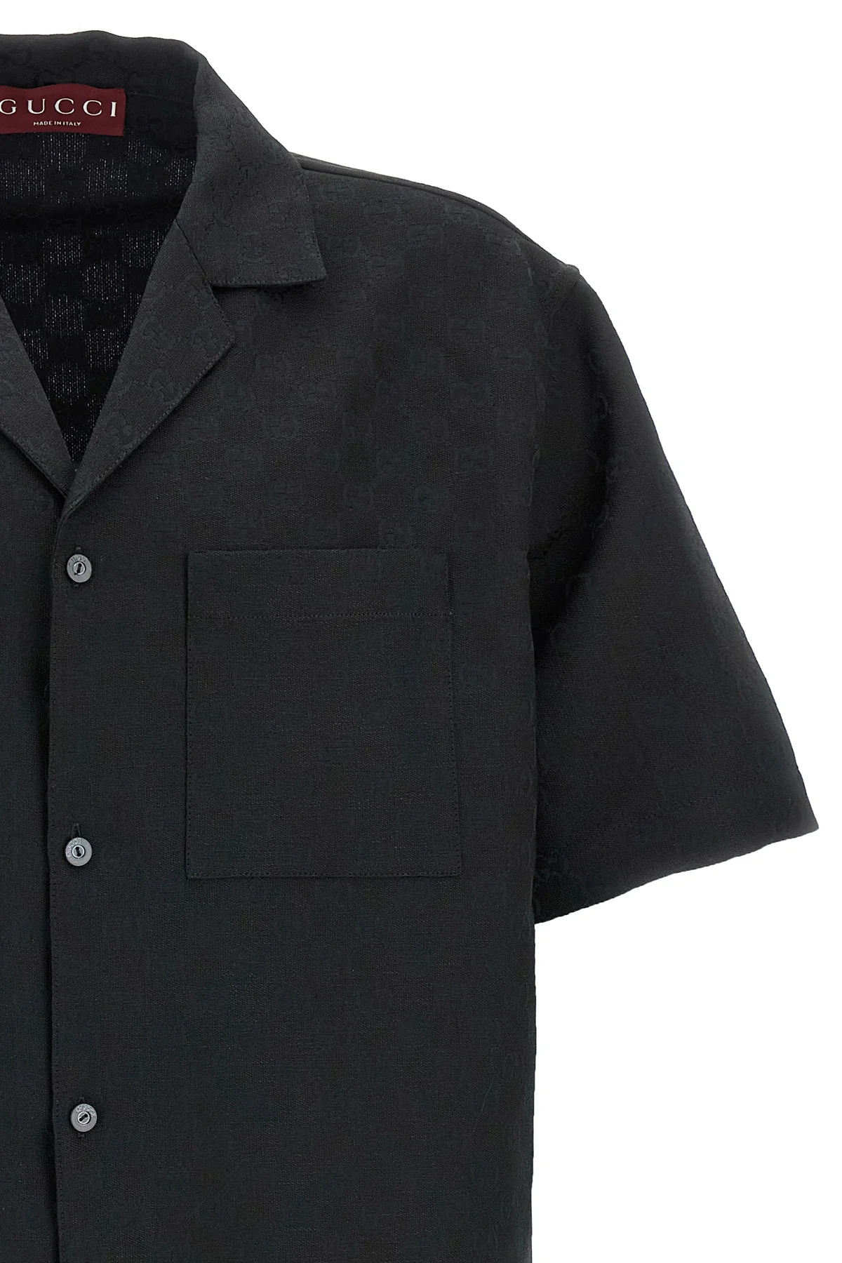 bowling gg jacquard fabric shirt