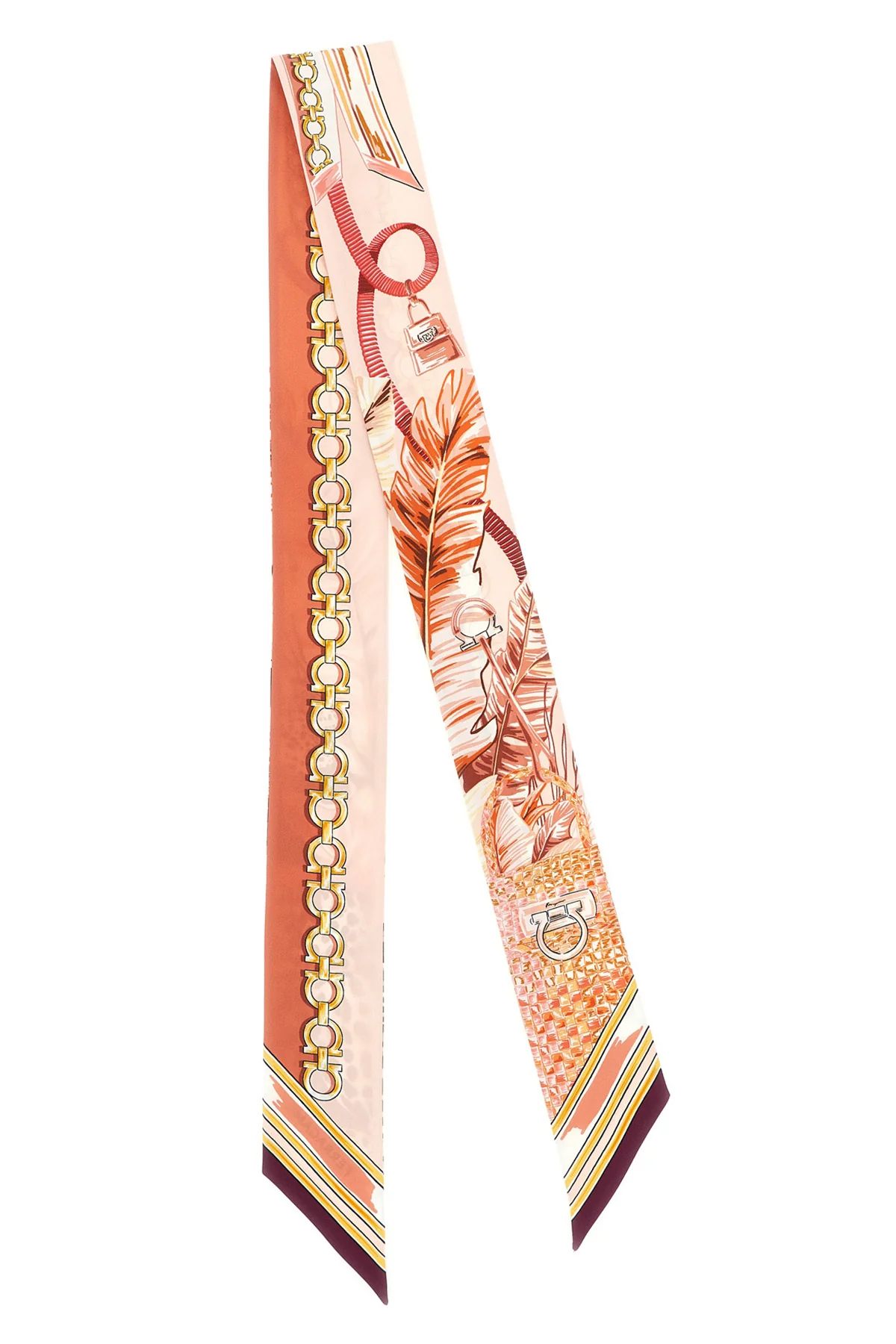 the felindra ferragamo mini bandeau is made of pure fluid silk