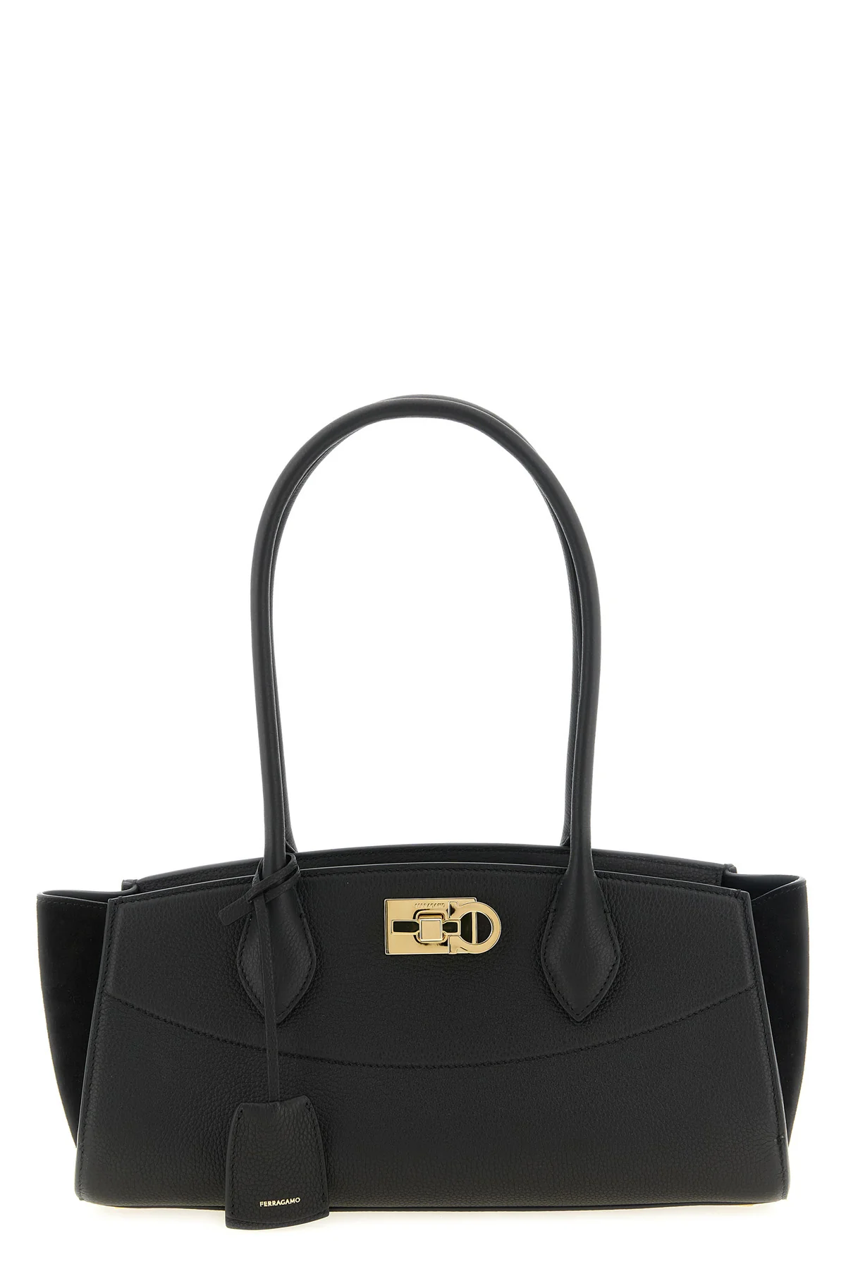 FERRAGAMO OS the ferragamo studio soft east west shoulder bag - new ferragamo studio soft