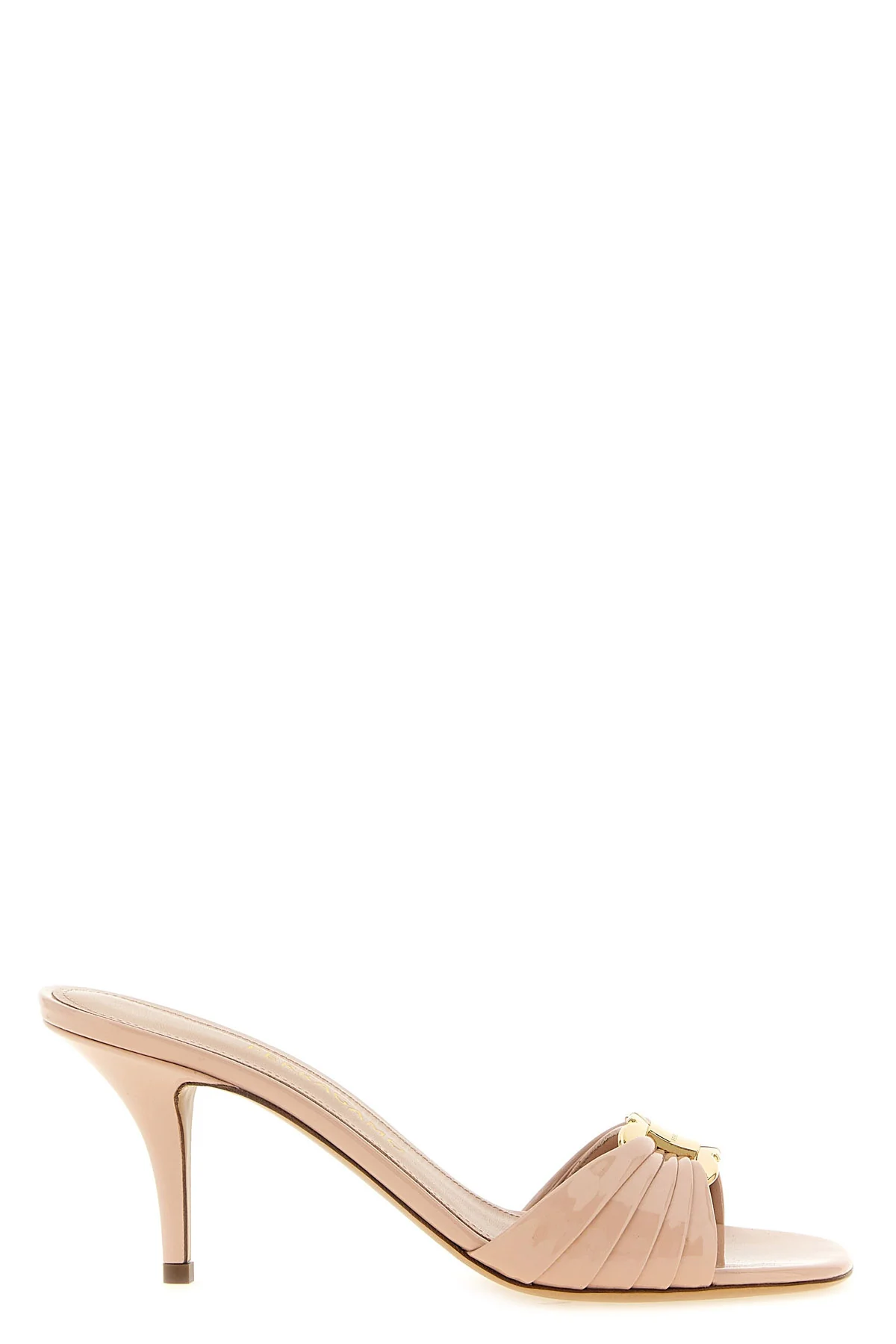 FERRAGAMO 5.5 ferragamo witty sandals define an essential silhouette through a slip-on const