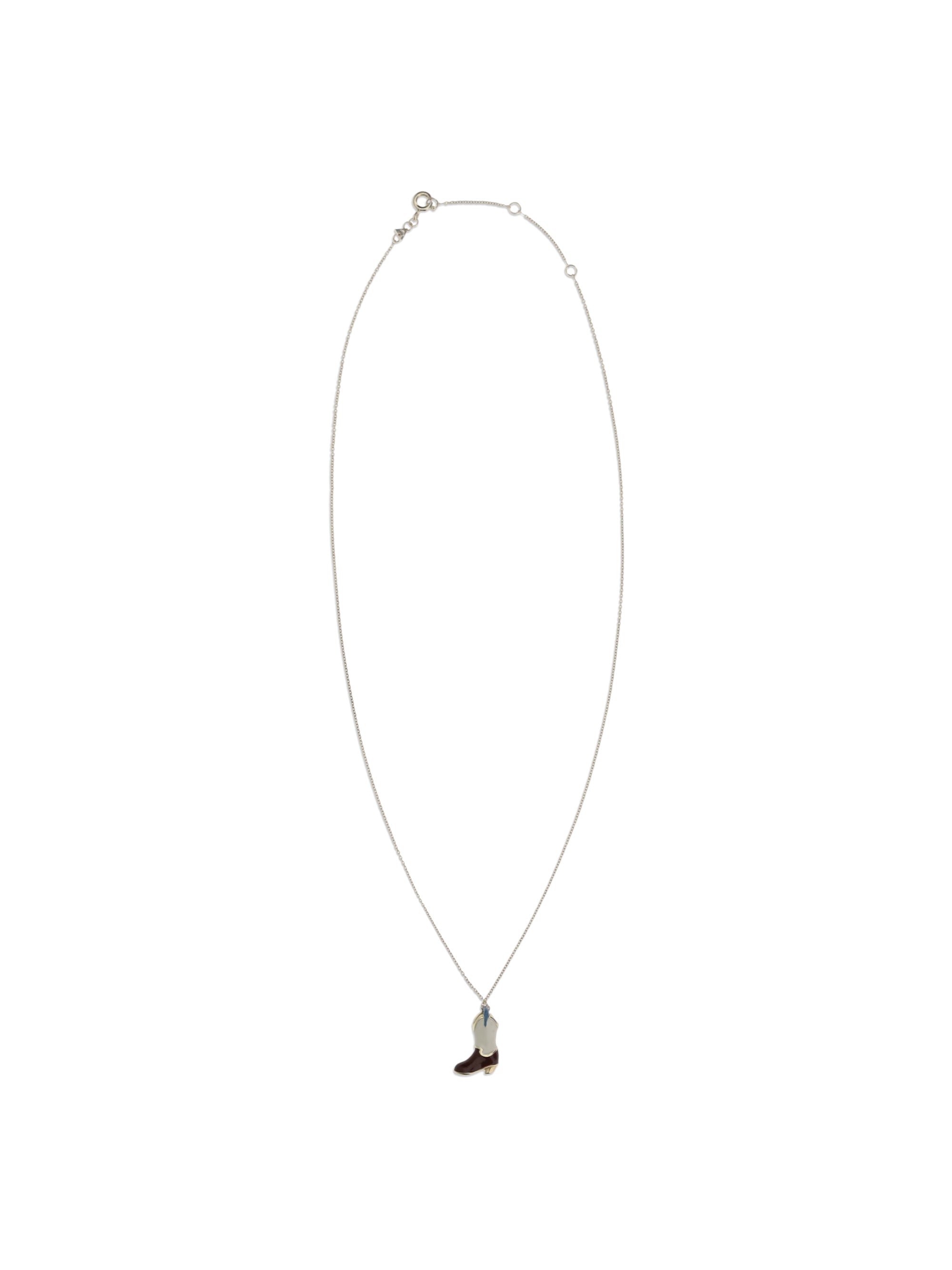 cowboy boot necklace