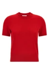 the ferragamo t-shirt redefines the codes of essential knitwear through a pure c