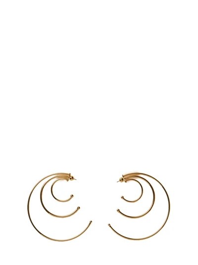 pierced solar hoops earrings large