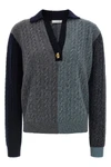 the ferragamo pure virgin wool long-sleeved sweater stands out for its sophistic