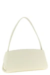 the ferragamo hug east-west shoulder bag in calf leather embodies sculptural e