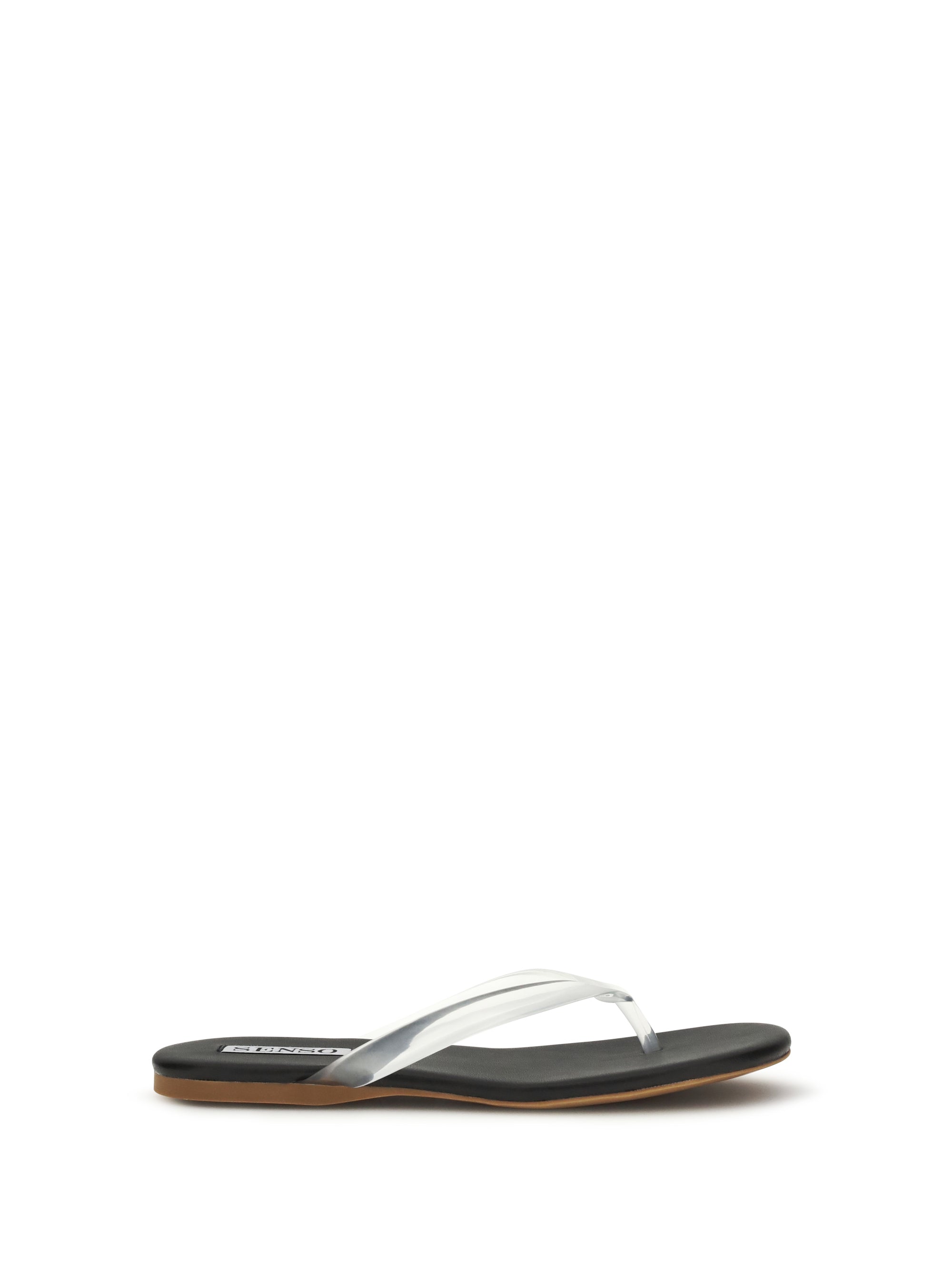 SENSO 38 leather and rubber flip-flop sandals