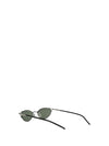 slim cat-eye sunglasses with t-bar