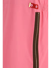 midi skirt with zip detailing and elasticated waist