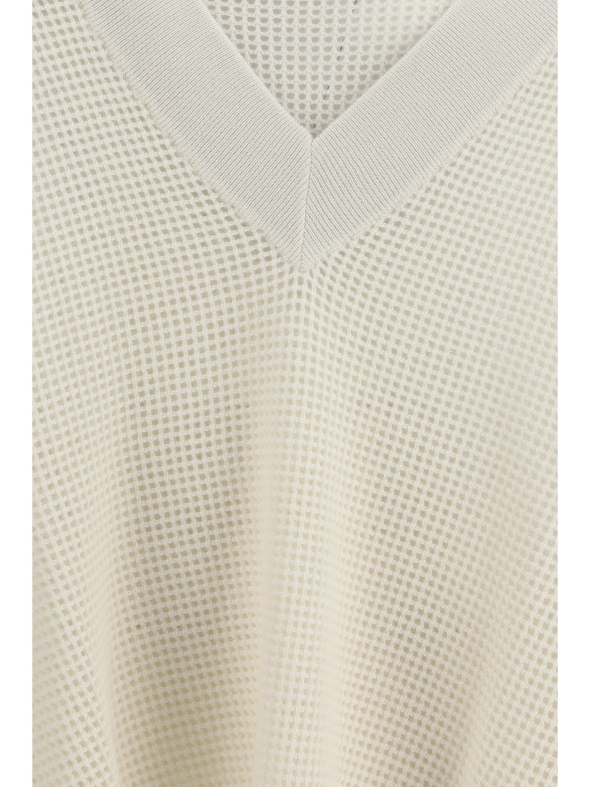 cashmere net sweater