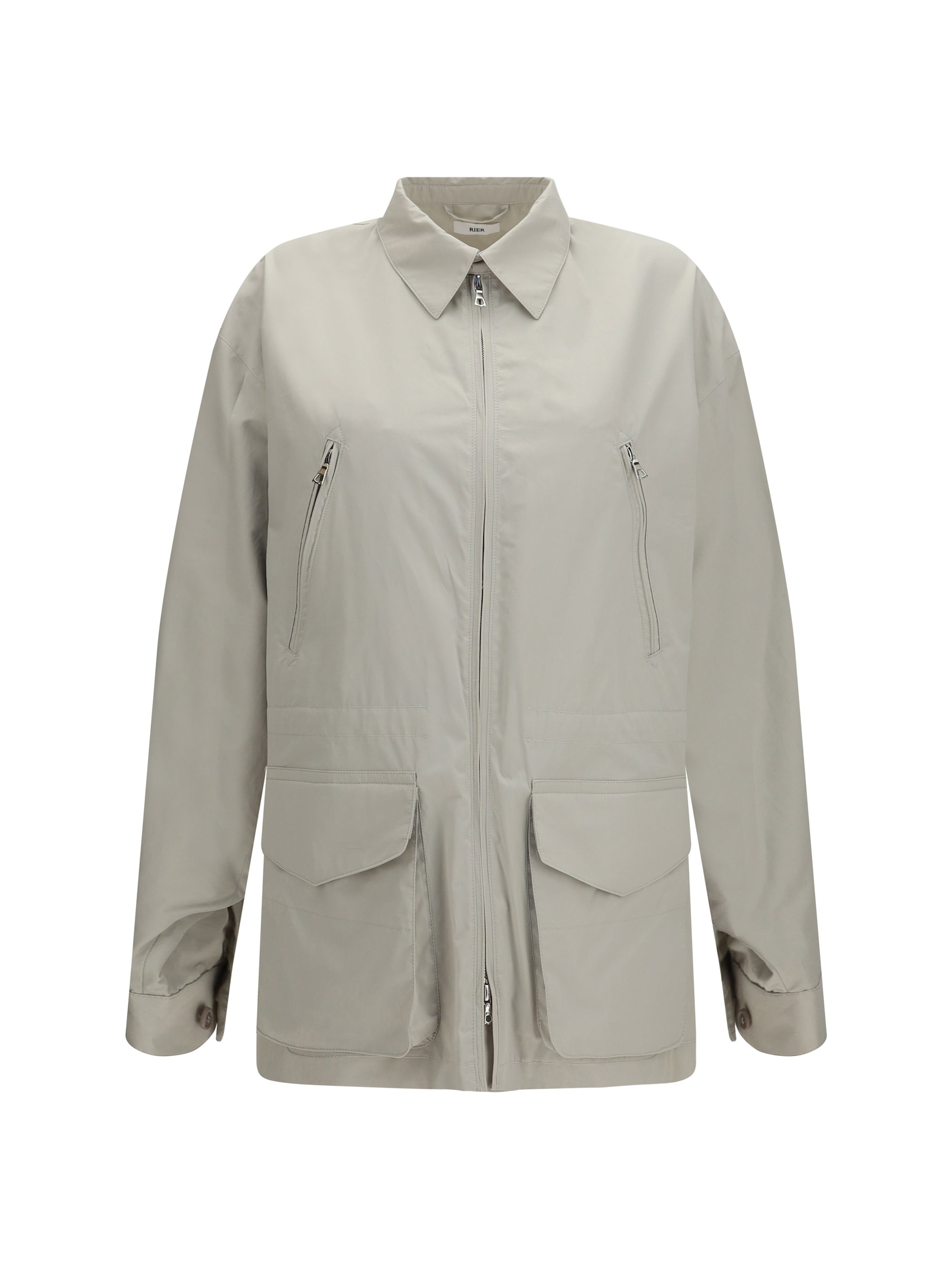 RIER S cotton zipped pockets jacket