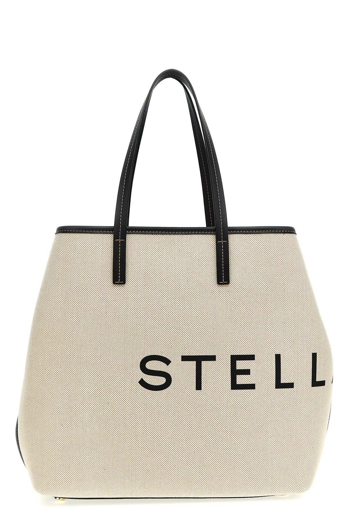 STELLA MCCARTNEY OS logo canvas shopping bag