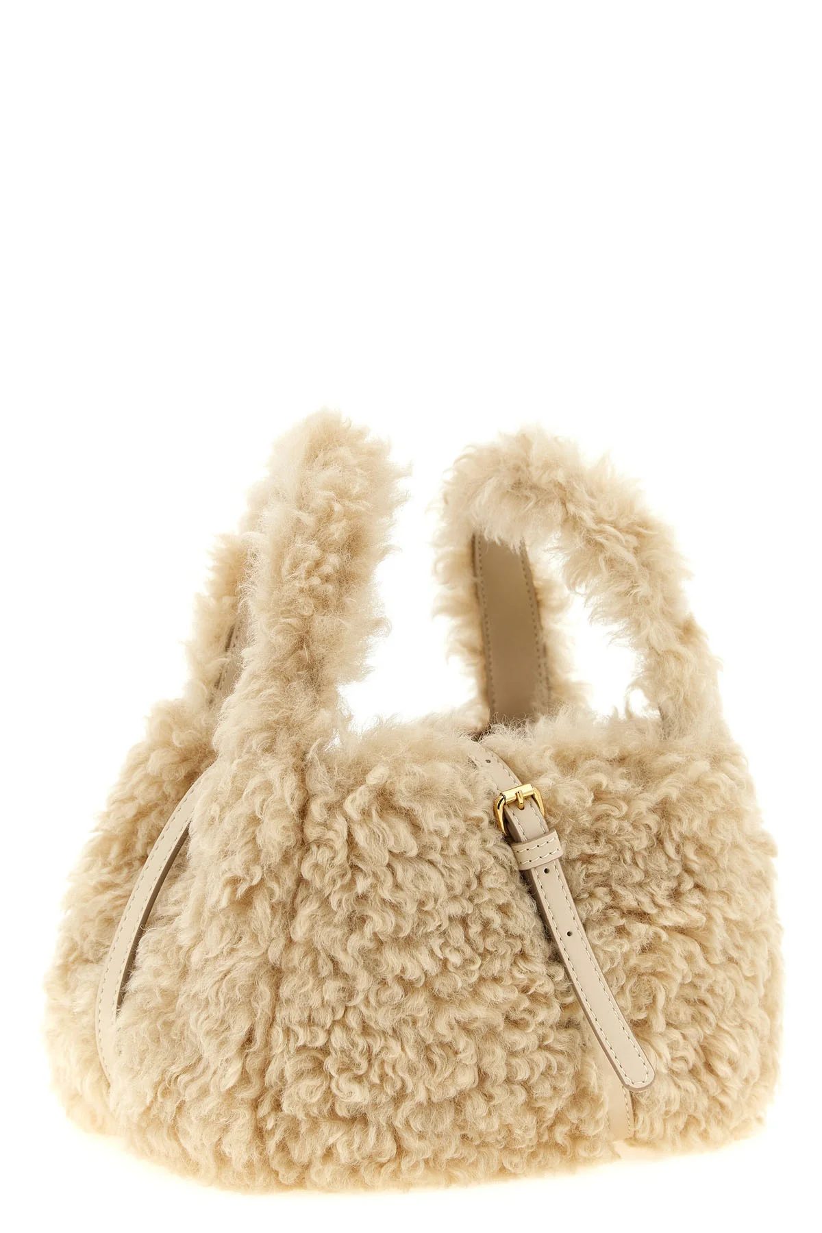 STELLA MCCARTNEY OS the stella mccartney shoulder bag redefines compact volumes through a sheepskin