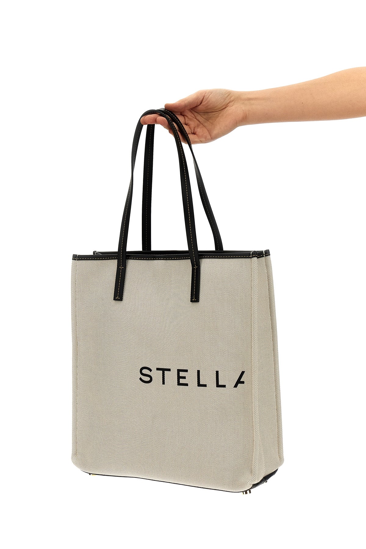 STELLA MCCARTNEY OS smc canvas shopping bag