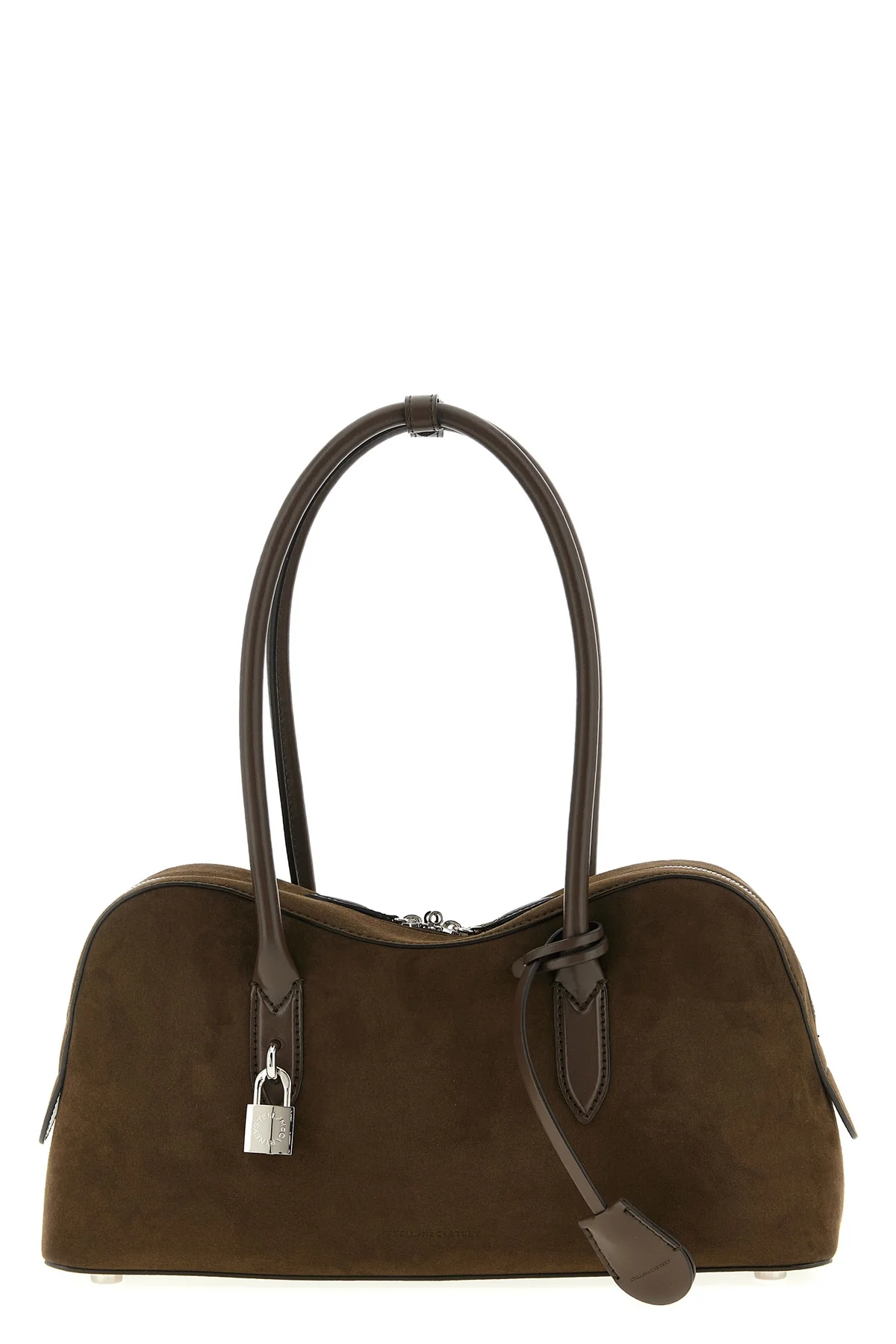 STELLA MCCARTNEY OS ryder suede effect fabric crossbody bag