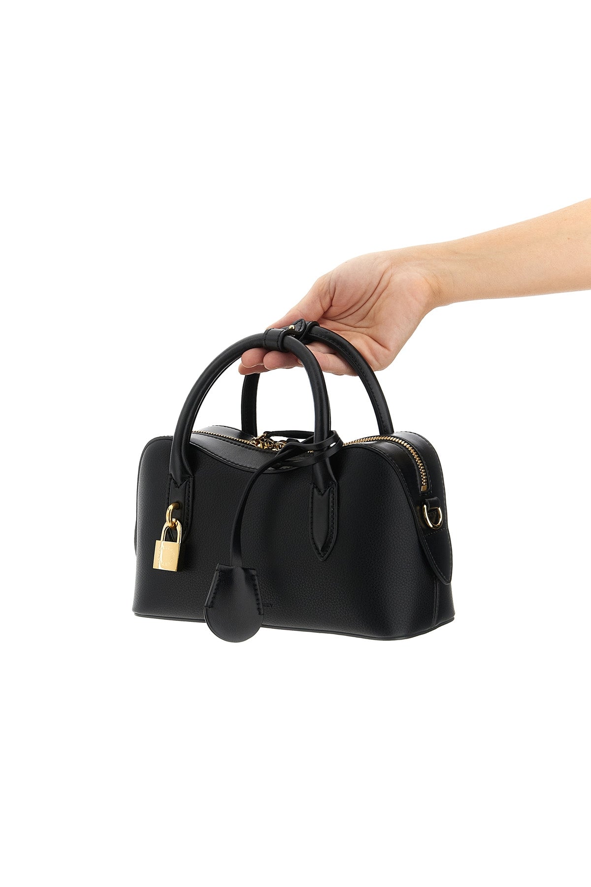 STELLA MCCARTNEY OS small stella ryder crossbody bag in hammered leather-effect fabric