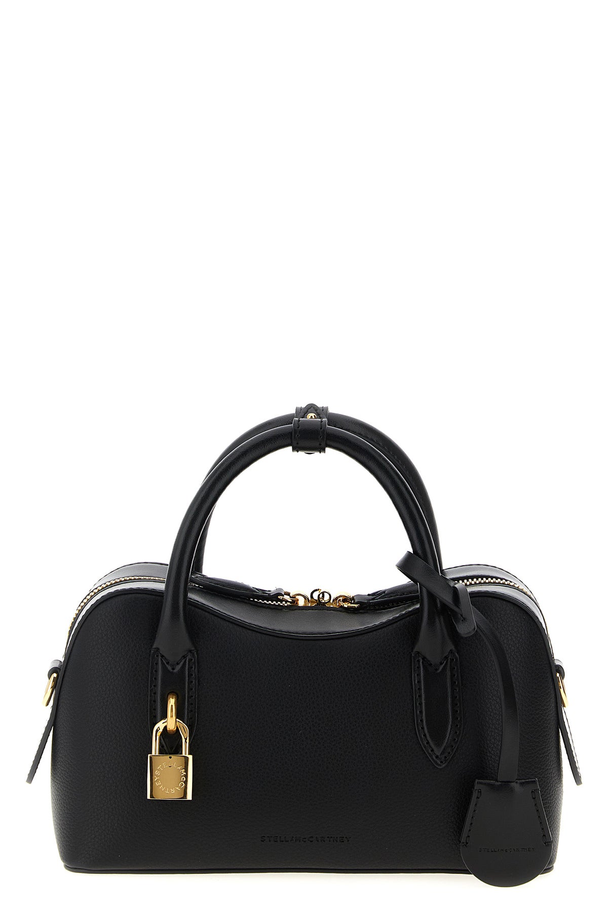 STELLA MCCARTNEY OS small stella ryder crossbody bag in hammered leather-effect fabric