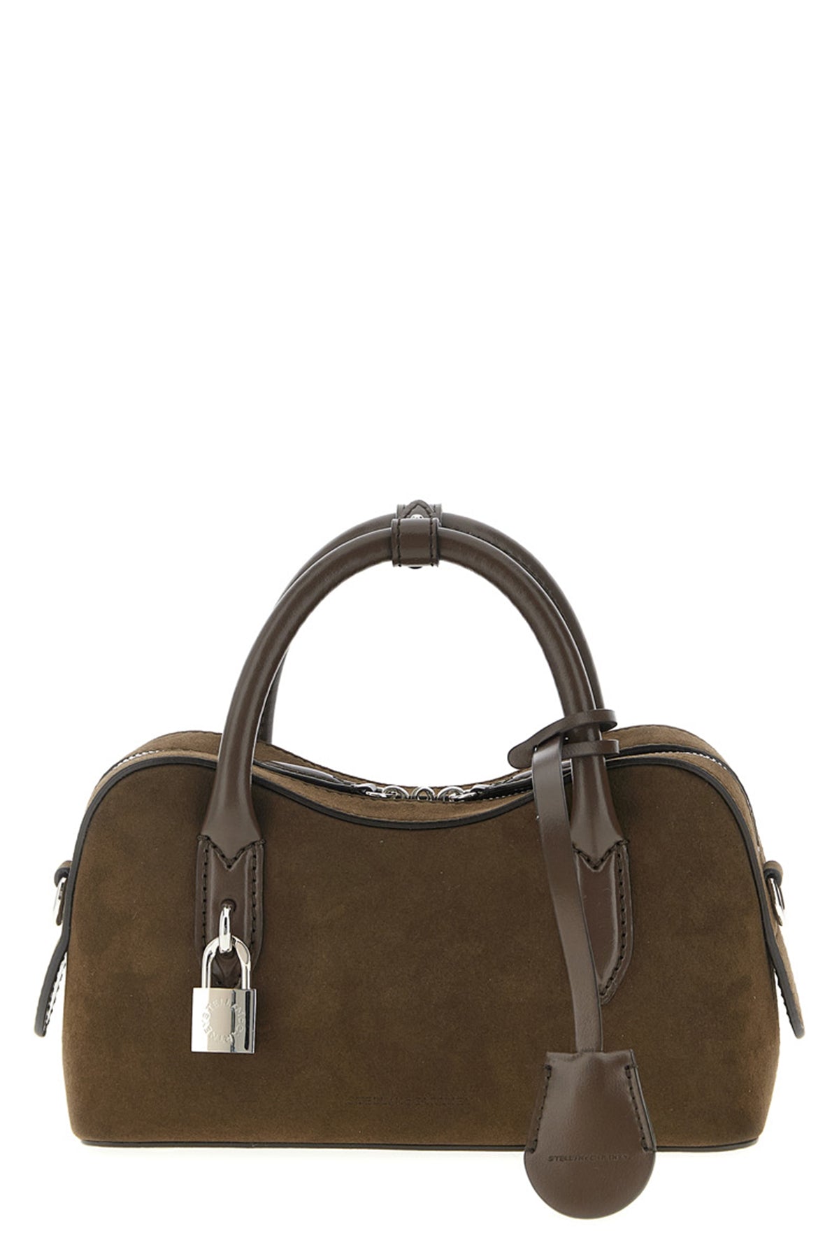 STELLA MCCARTNEY OS stella ryder handbag in alter suede