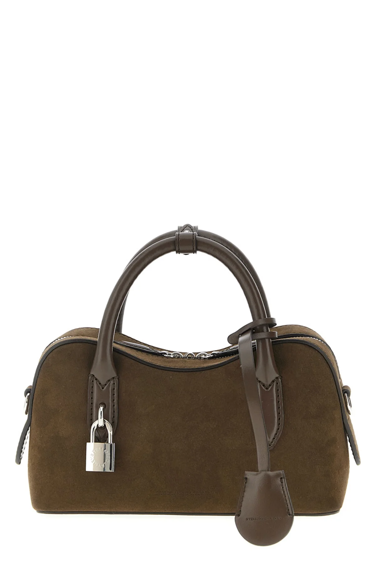 STELLA MCCARTNEY OS stella ryder handbag in alter suede