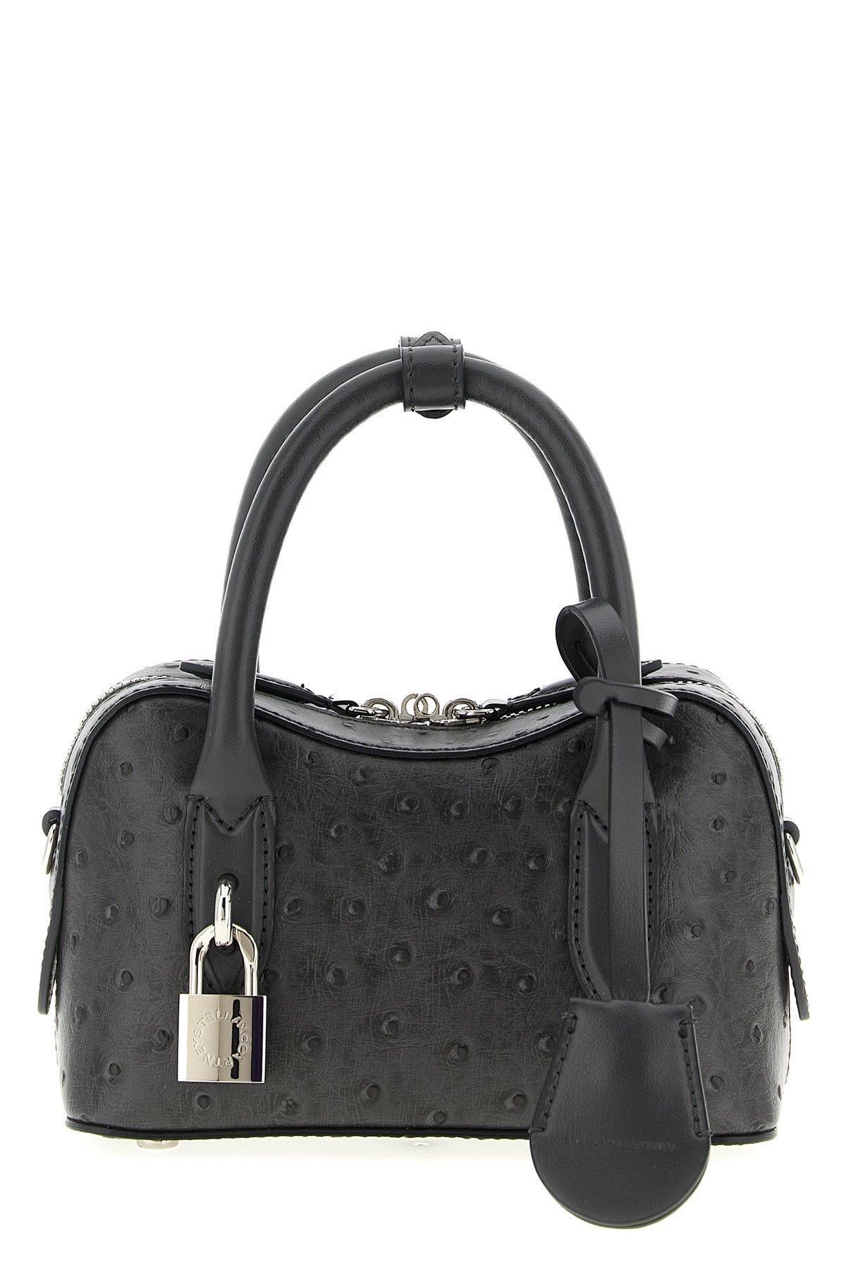 STELLA MCCARTNEY OS ryder crossbody bag in ostrich leather-effect fabric