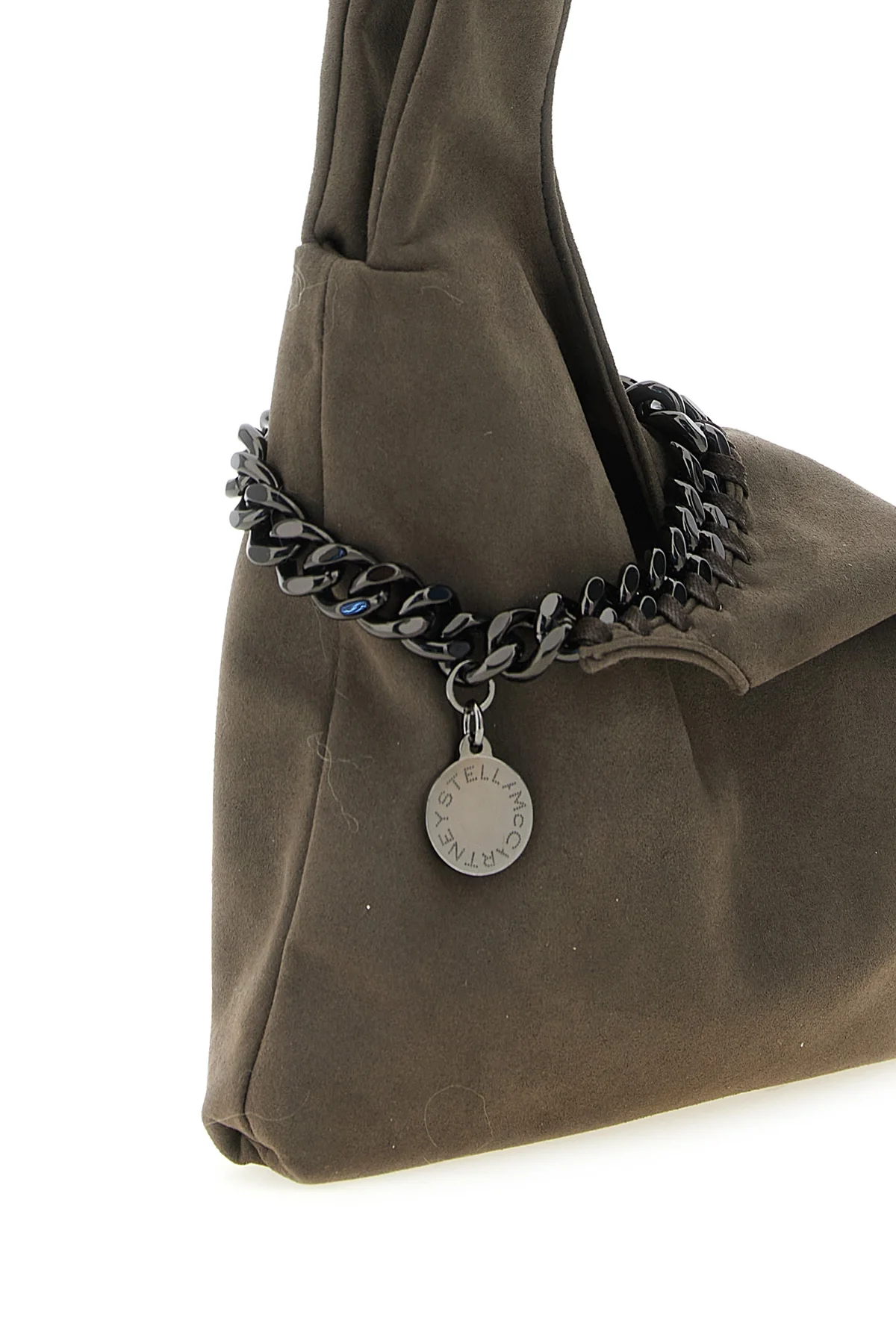 stella mccartneys falabella handbag redefines compact volumes through a decon