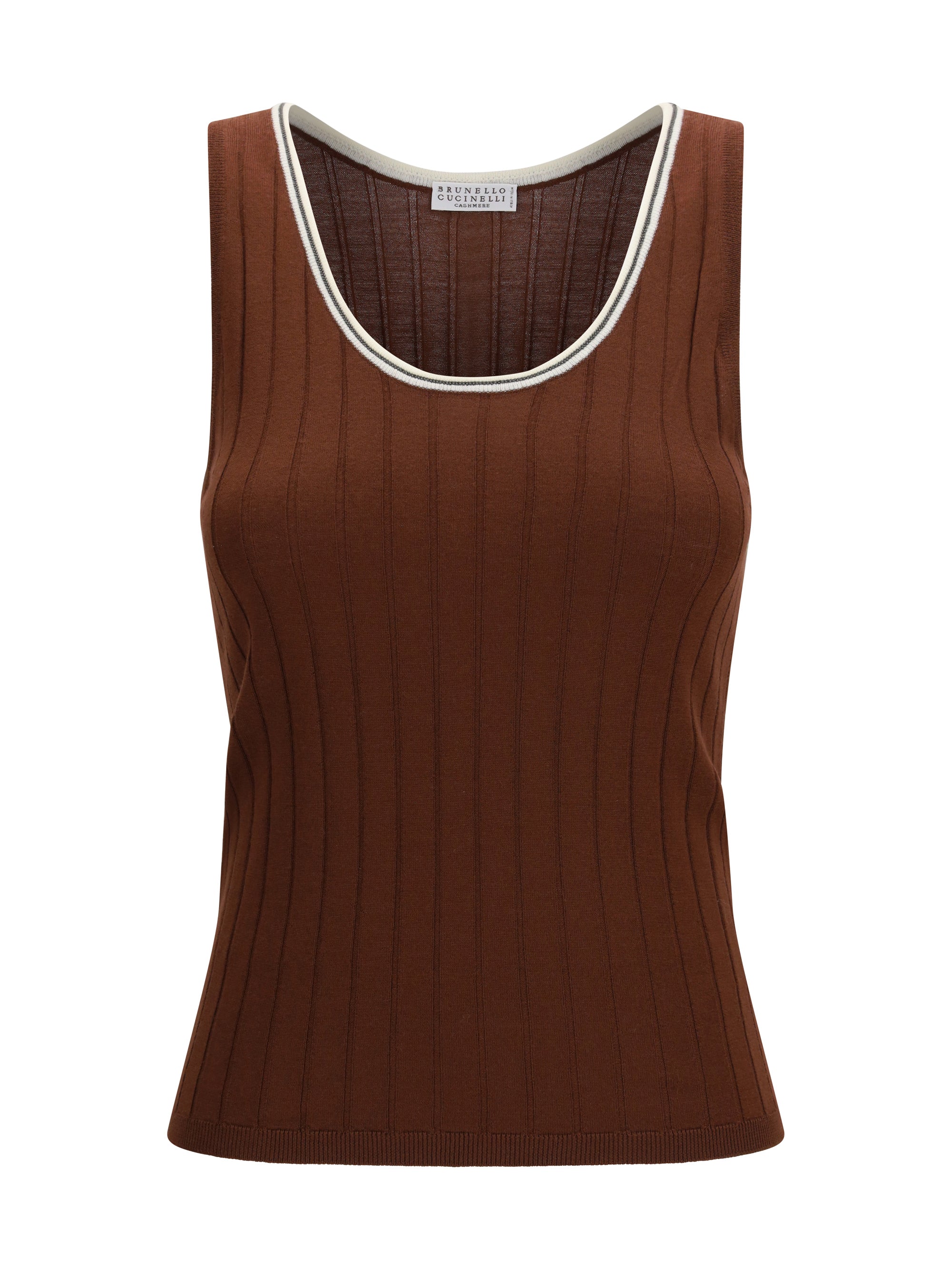 BRUNELLO CUCINELLI L ribbed jersey top