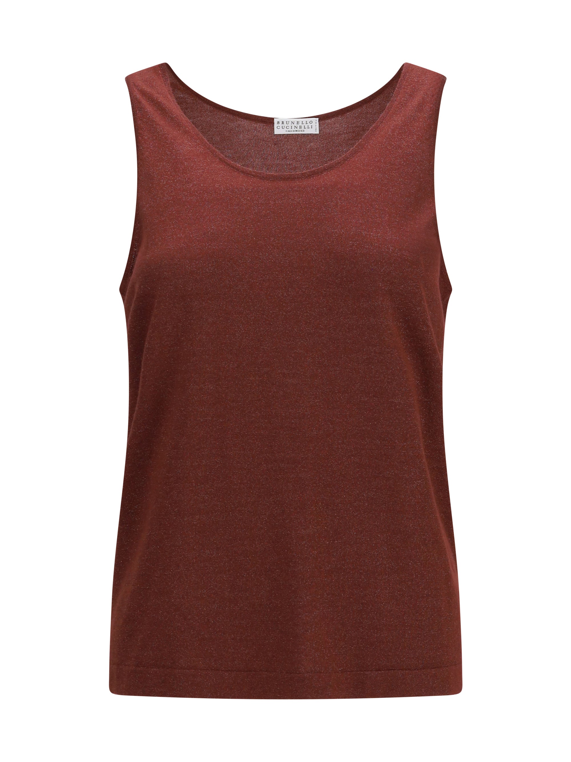 BRUNELLO CUCINELLI L luminous knit tank top