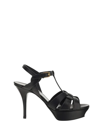 leather platform sandals