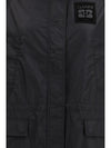 flyweight banana graphic long parka