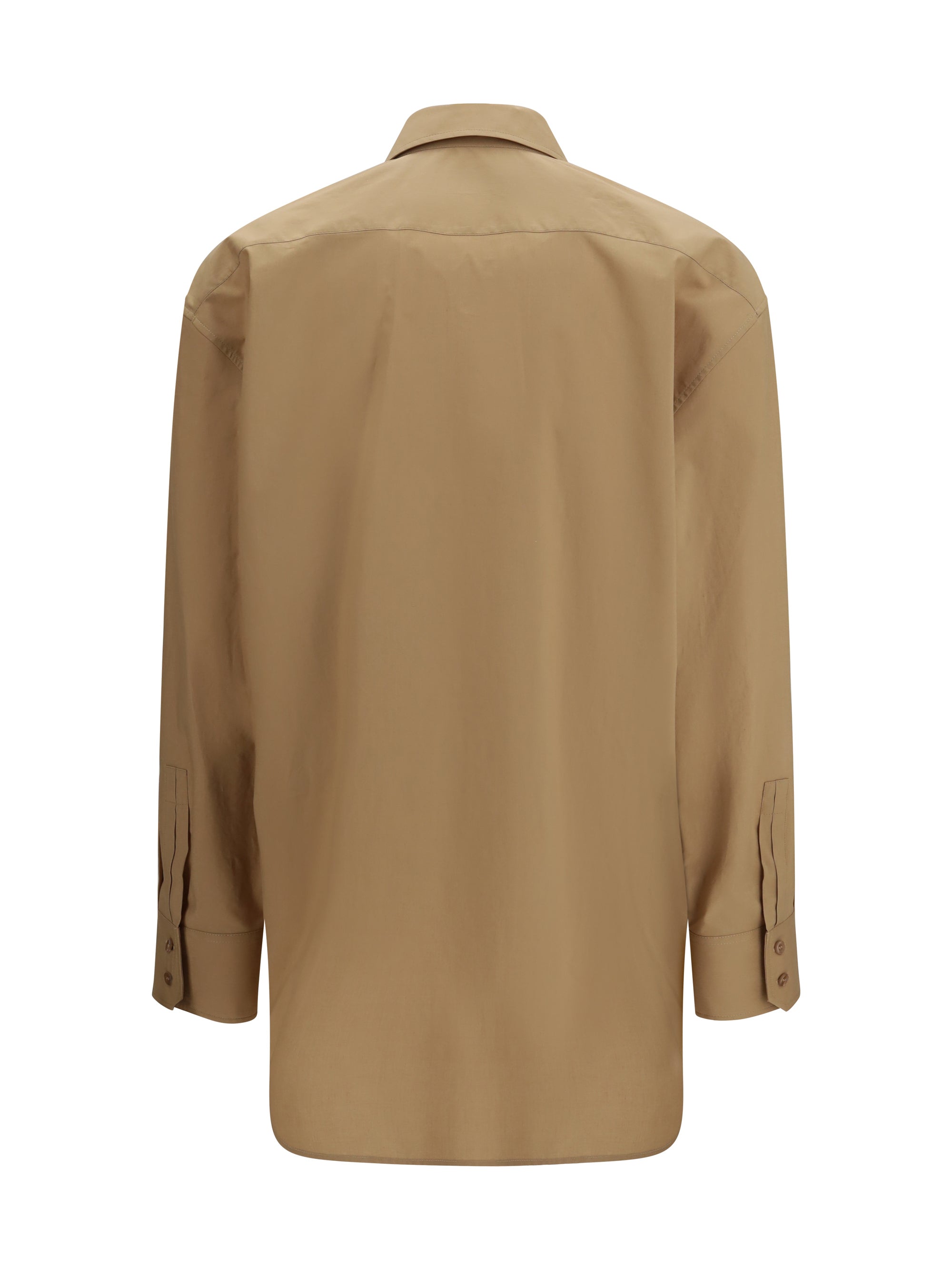 SAINT LAURENT 36 cassandre shirt with long sleeves
